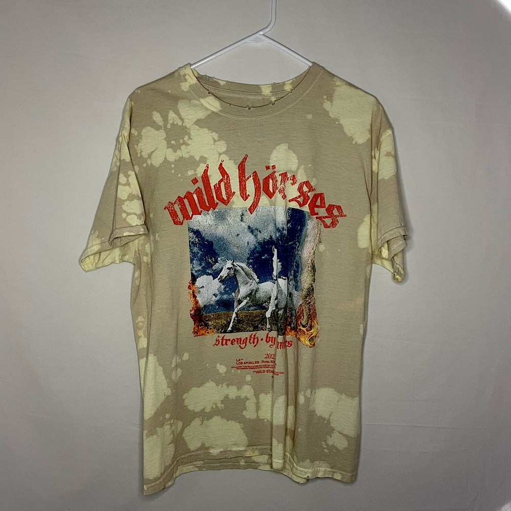 Pacson Wild Horses Mens T-Shirt Medium